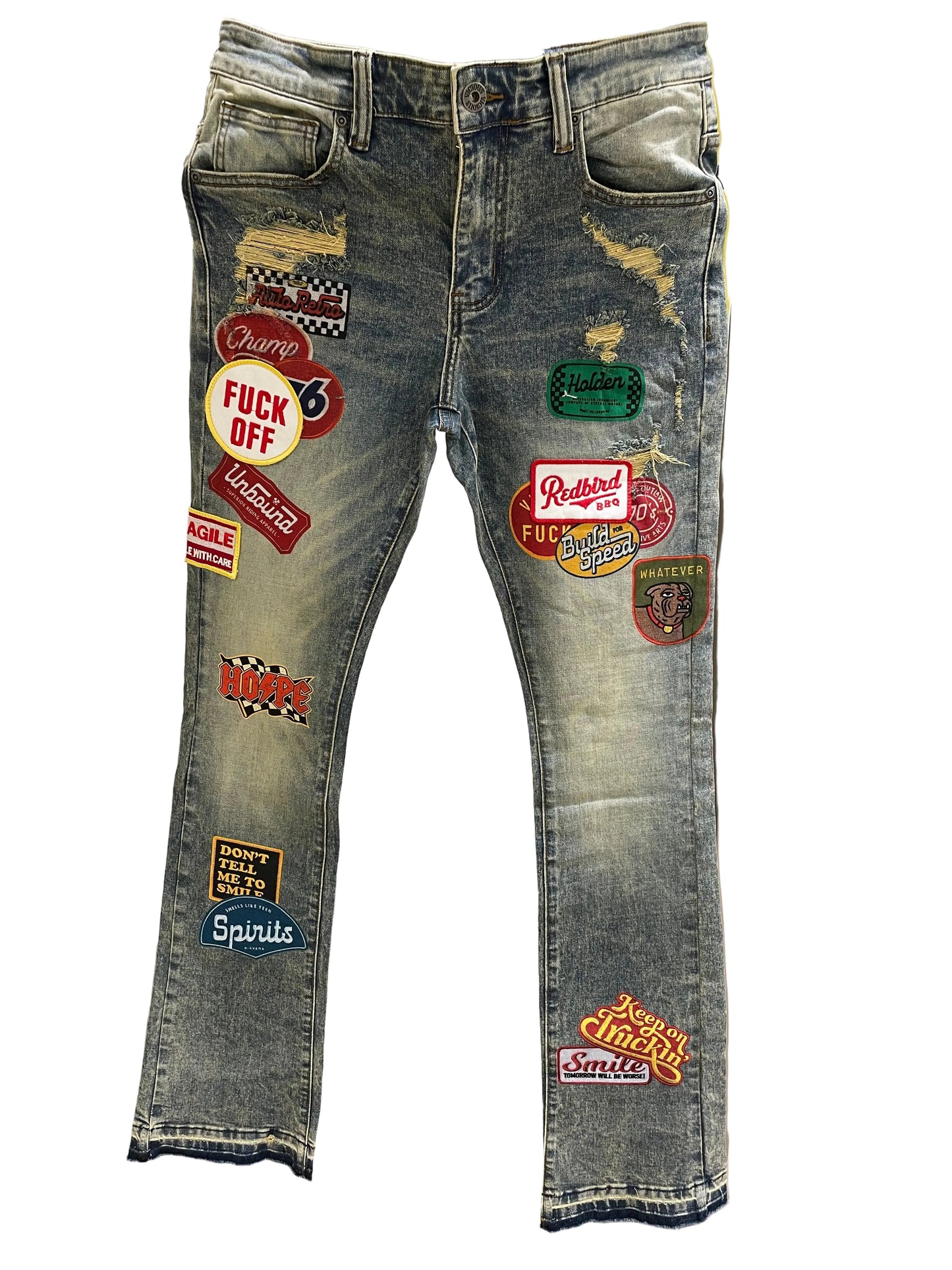 “FVCK OFF” DENIMS