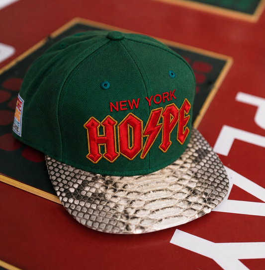 “New York Hope” Python Strap Back