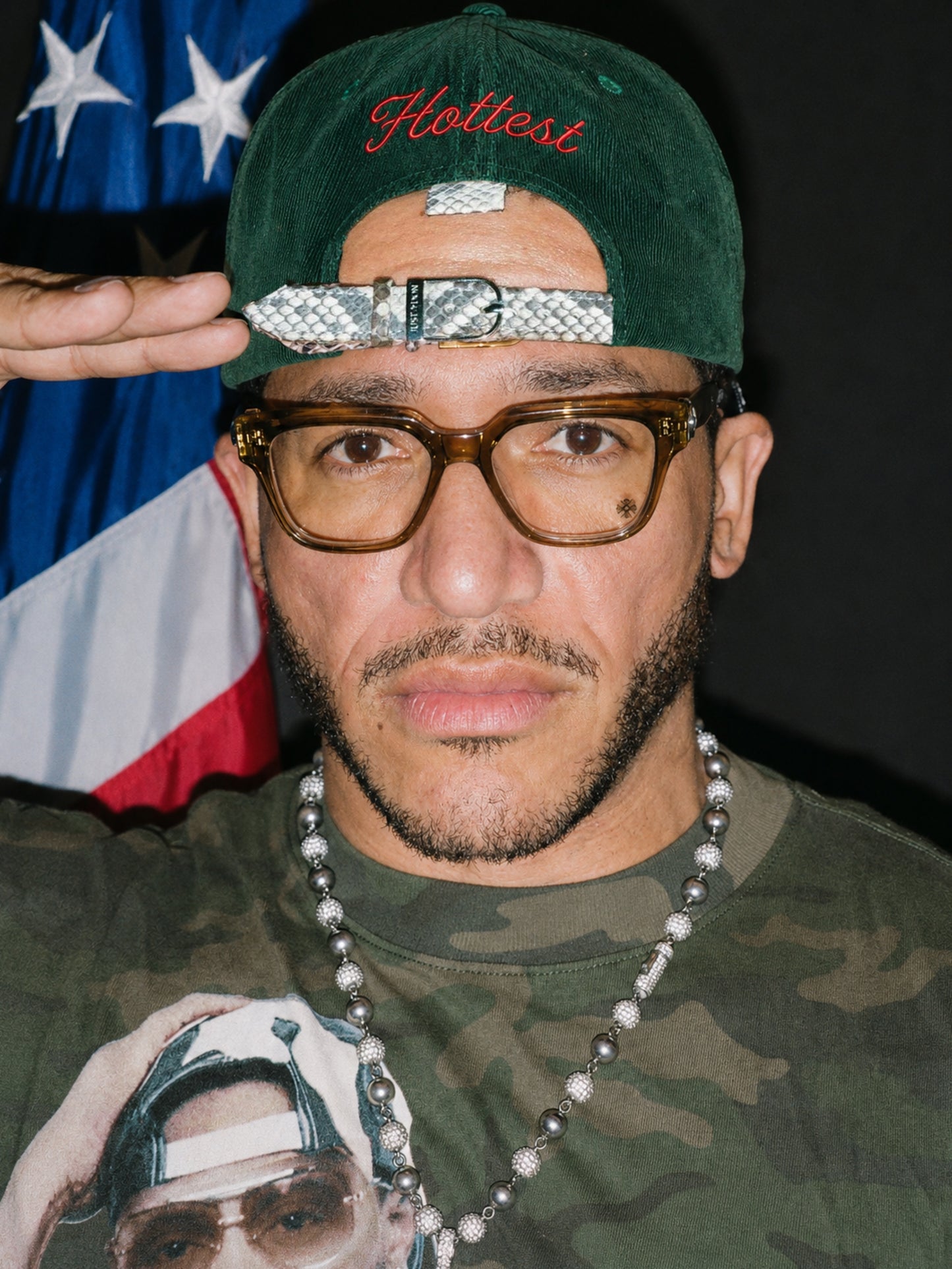 “New York Hope” Python Strap Back