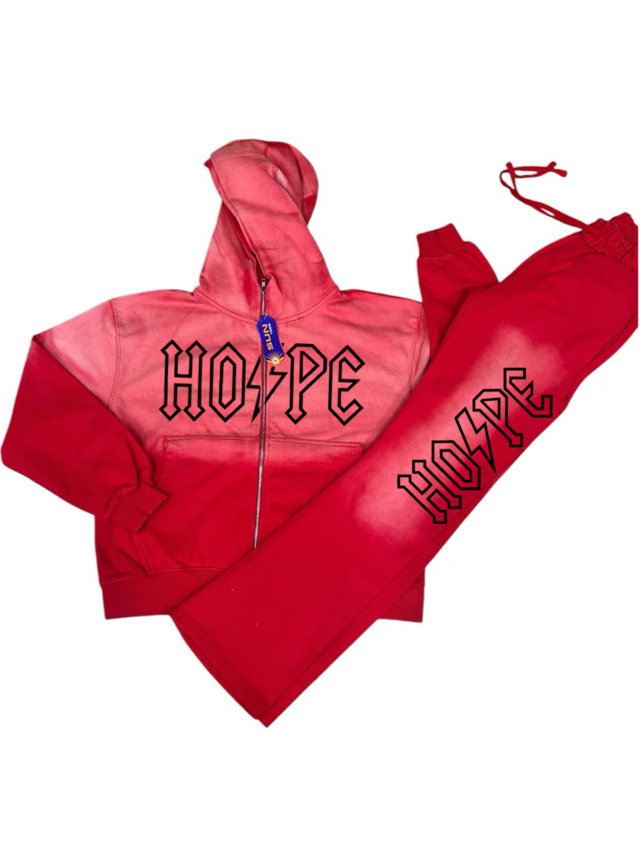 “Rockstar Lyfestyle” Zip Up Set