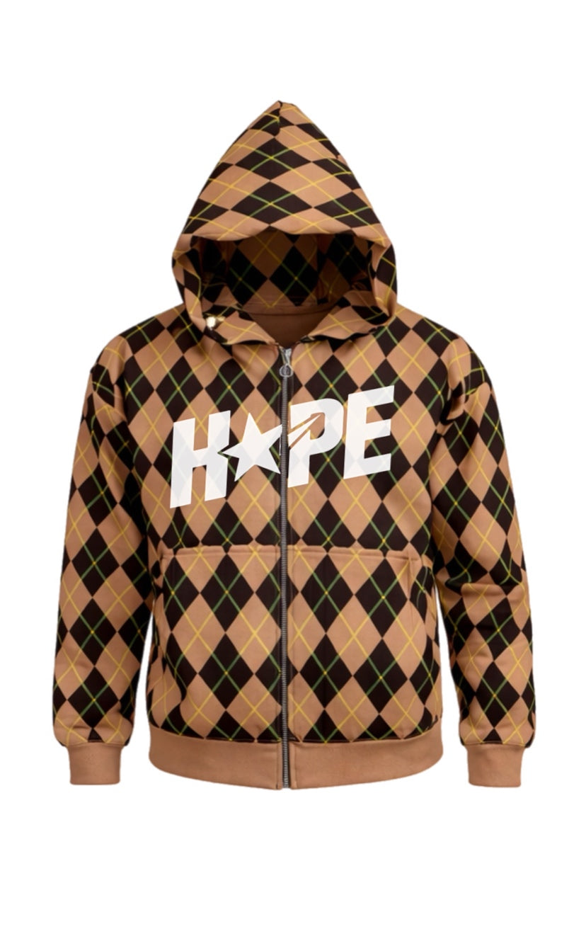 HOPESTA DIAMOND ZIP UP