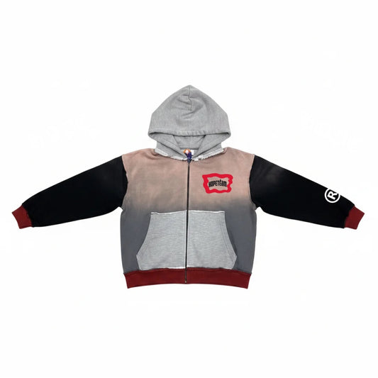 “HOPE TEAM” Multi-Distressed Hoodie