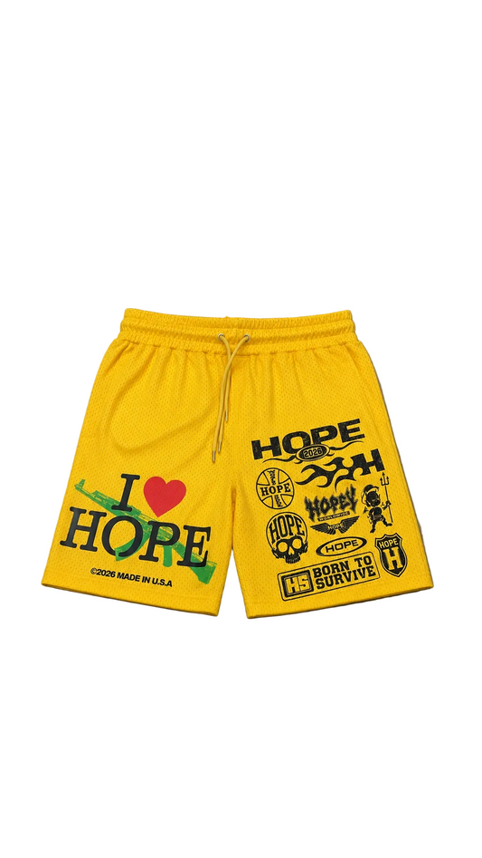 I Love Hope Shorts